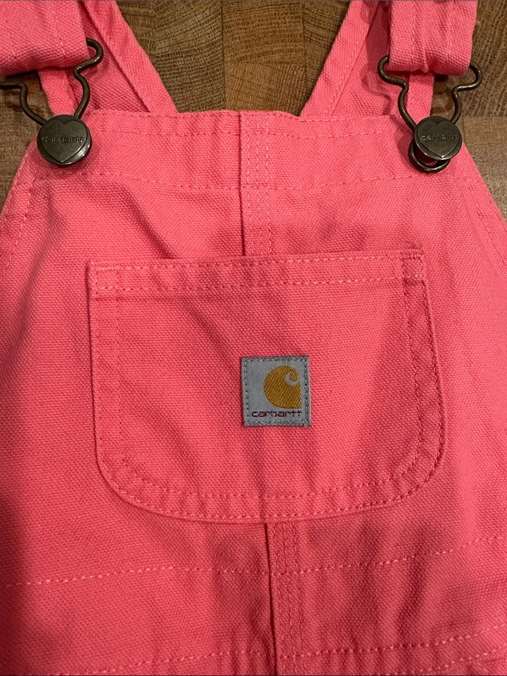 Carhartt Toddler Girls Pink Overalls 3t
